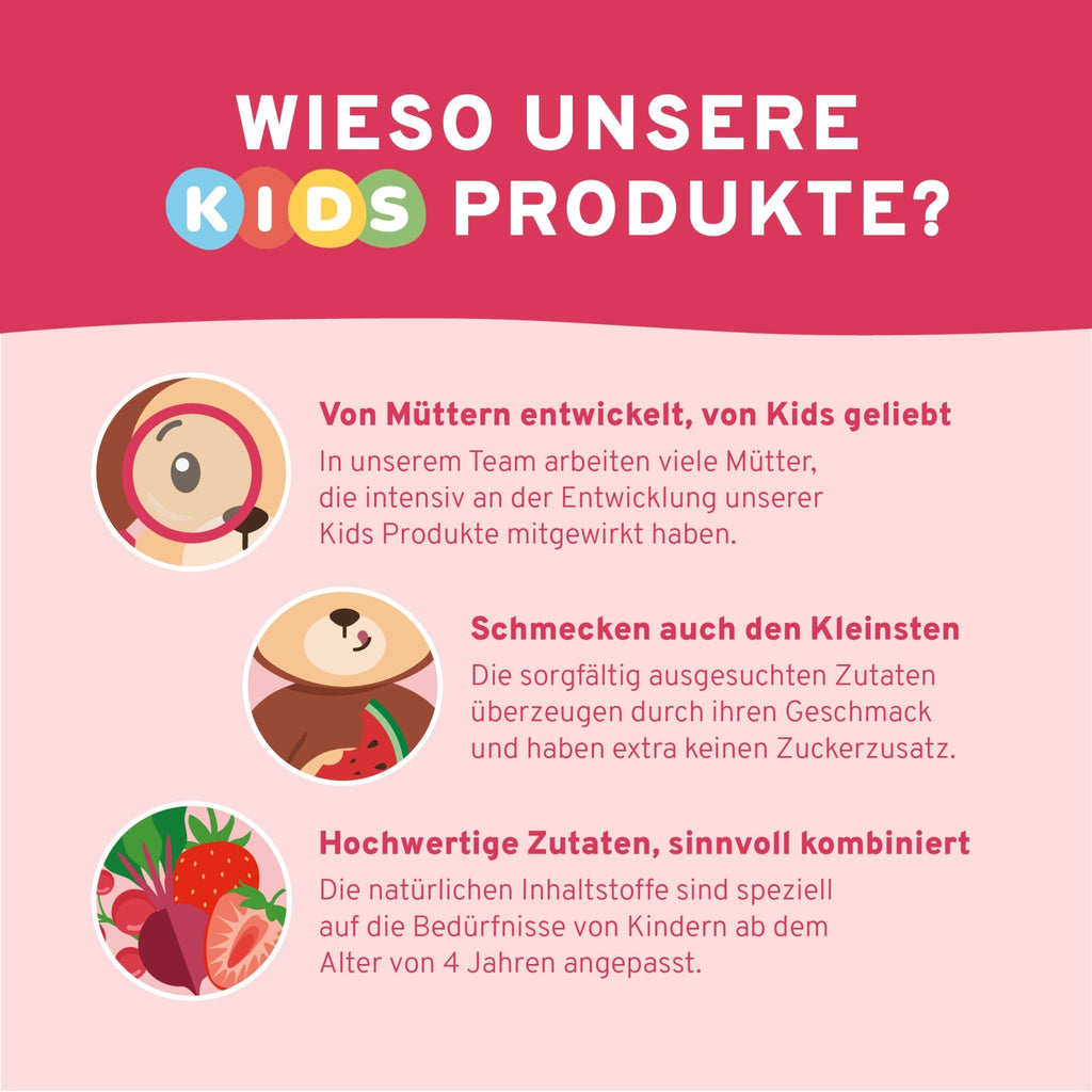 Abwehr Buddy Pulver Erdbeere + Rote Bete