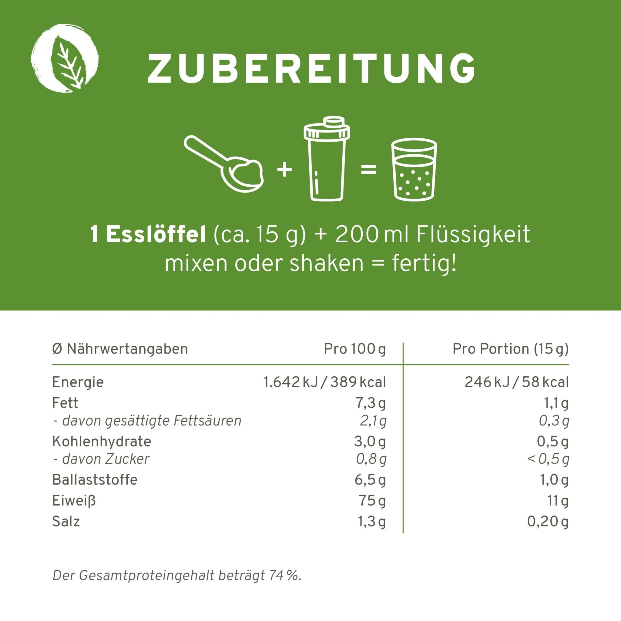 Bio Veganer Protein Mix Pure