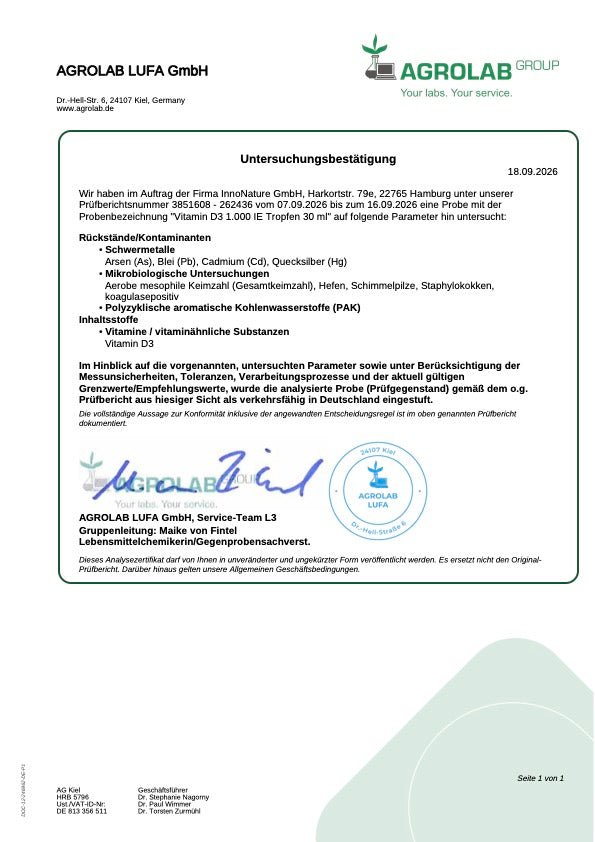 Vitamin D3 1.000 IE Tropfen 30 ml