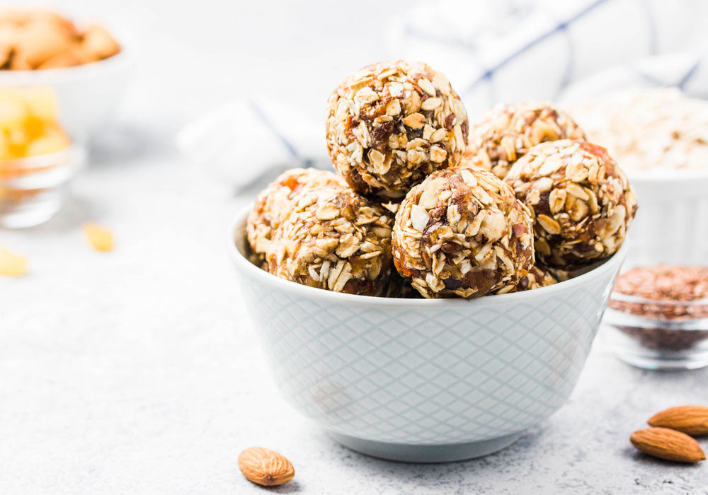 cashew banana blissballs