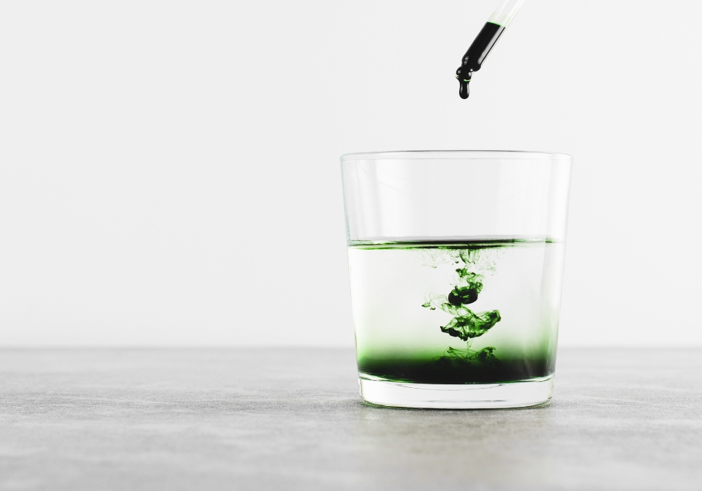 Chlorophyll in Wasser