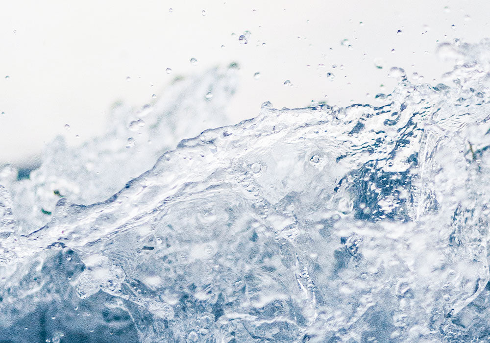 Frische Wassertropfen. 