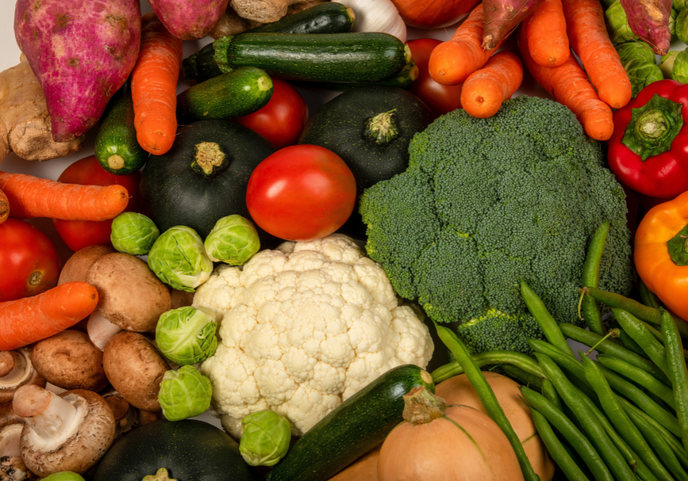 Frisches Obst und Gemüse
