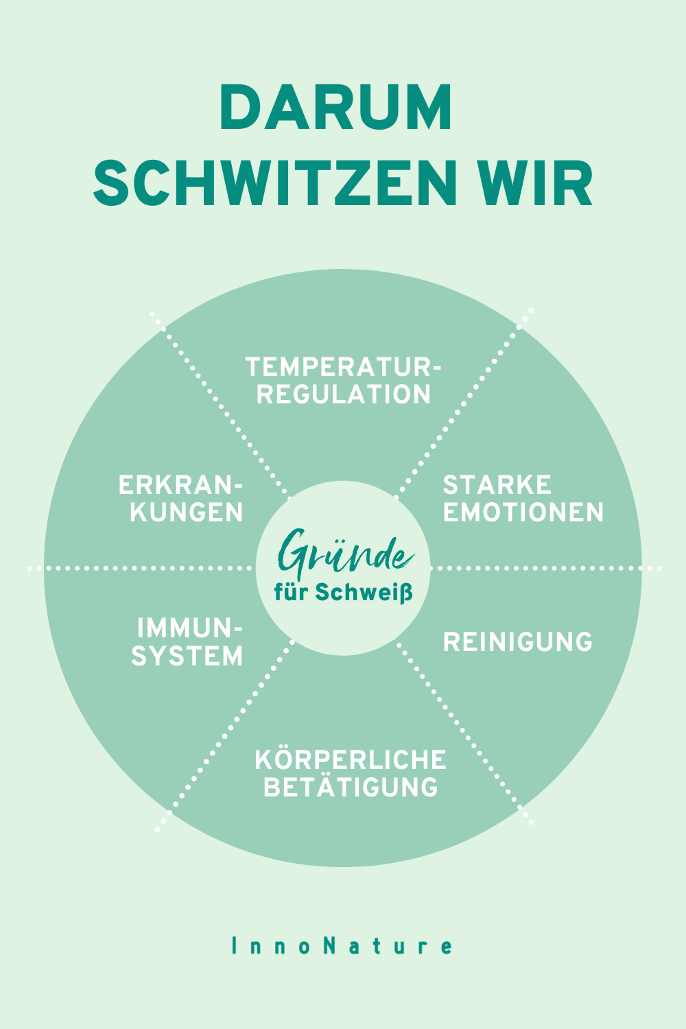 Grafik: darum schwitzen wir