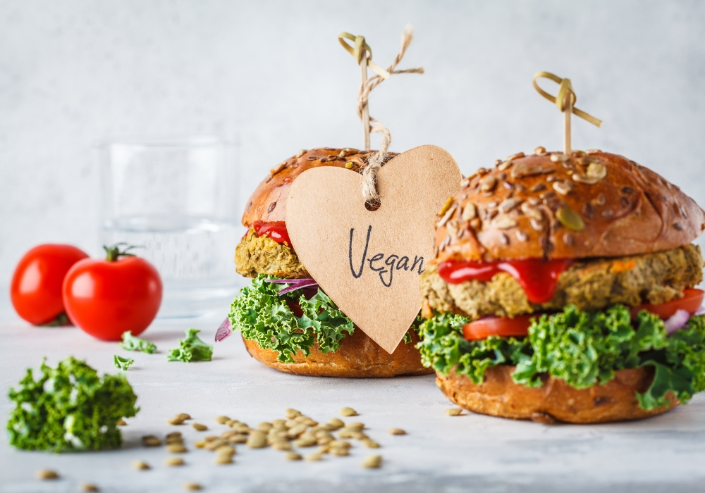 Veganer Burger