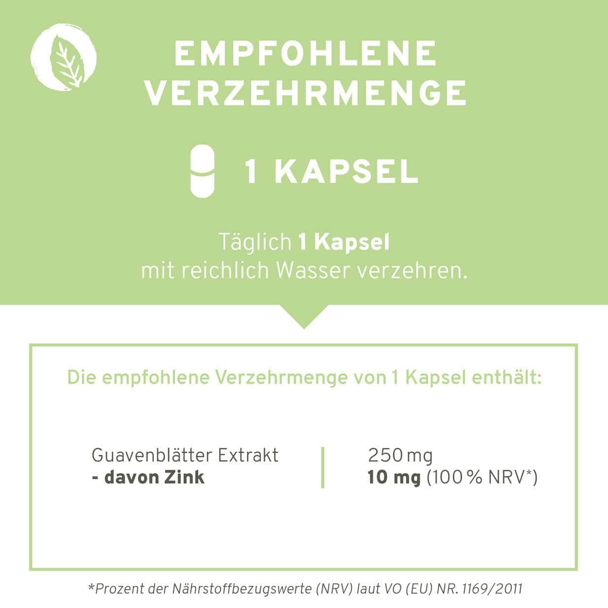 InnoNature Kapseln Zink Kapseln 1-Monatsvorrat