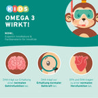 InnoNature NEM-Paket 1x Vorrat (Omega 3 Kids, 1x Vitamin D3+K2 Kids, 1x Eisen Kids und 1x Immun Kids Pure) Immun-Kids-Paket