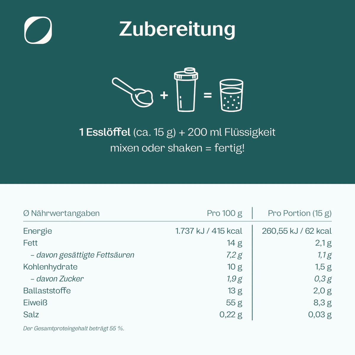 Bio Veganer Protein Mix Schoko
