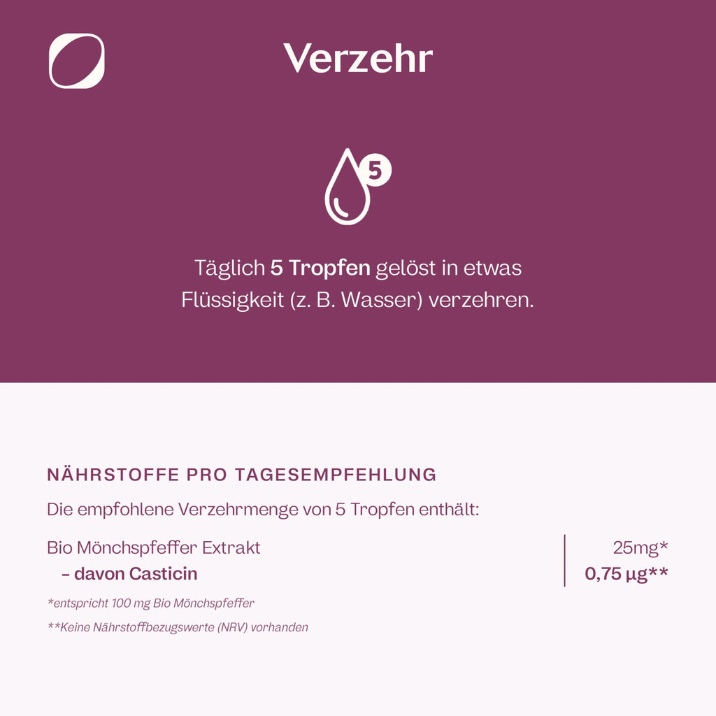 Bio Mönchspfeffer Tropfen
