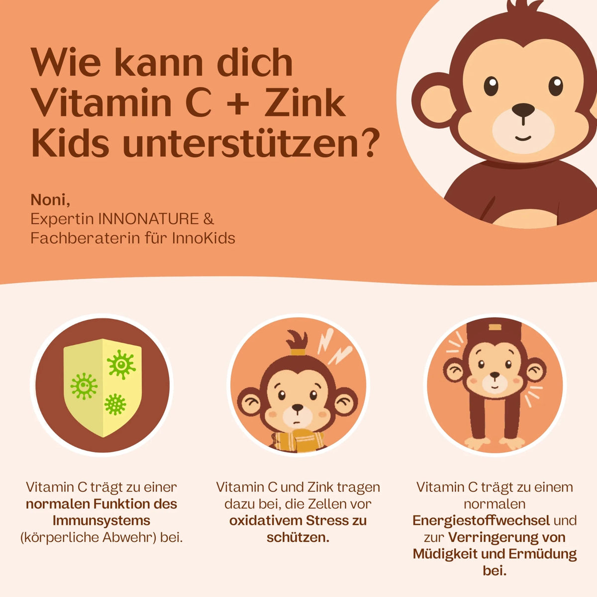 Vitamin C + Zink Kids Pulver 50g