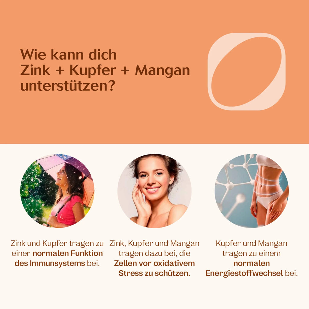 Zink + Kupfer + Mangan 60 Kapseln