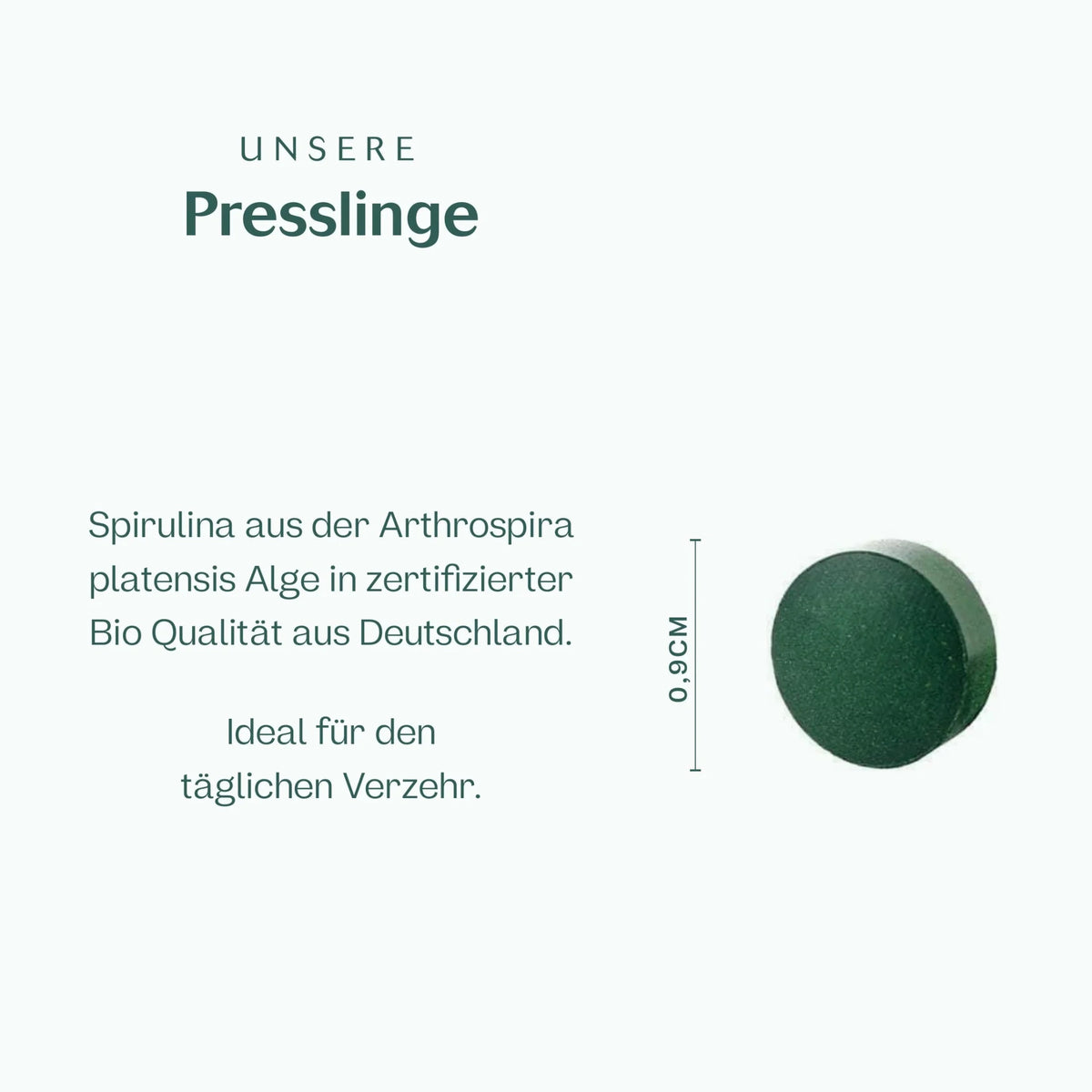 Bio Spirulina Presslinge