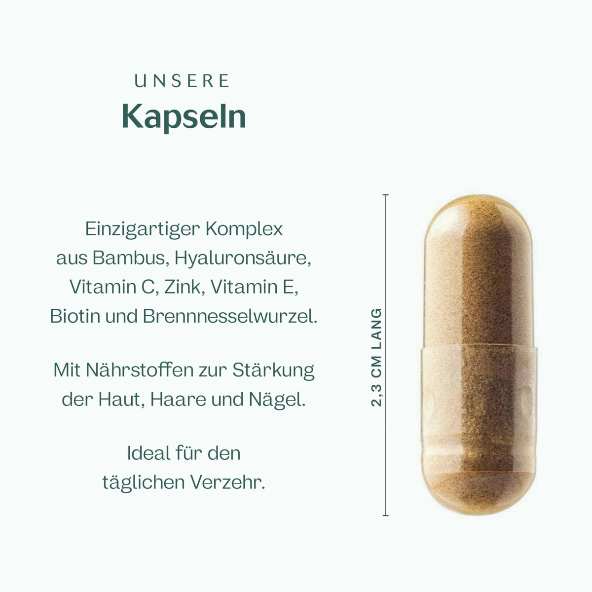 InnoRefill: Haut-Haare-Nägel Kapseln im Nachfüllbeutel
