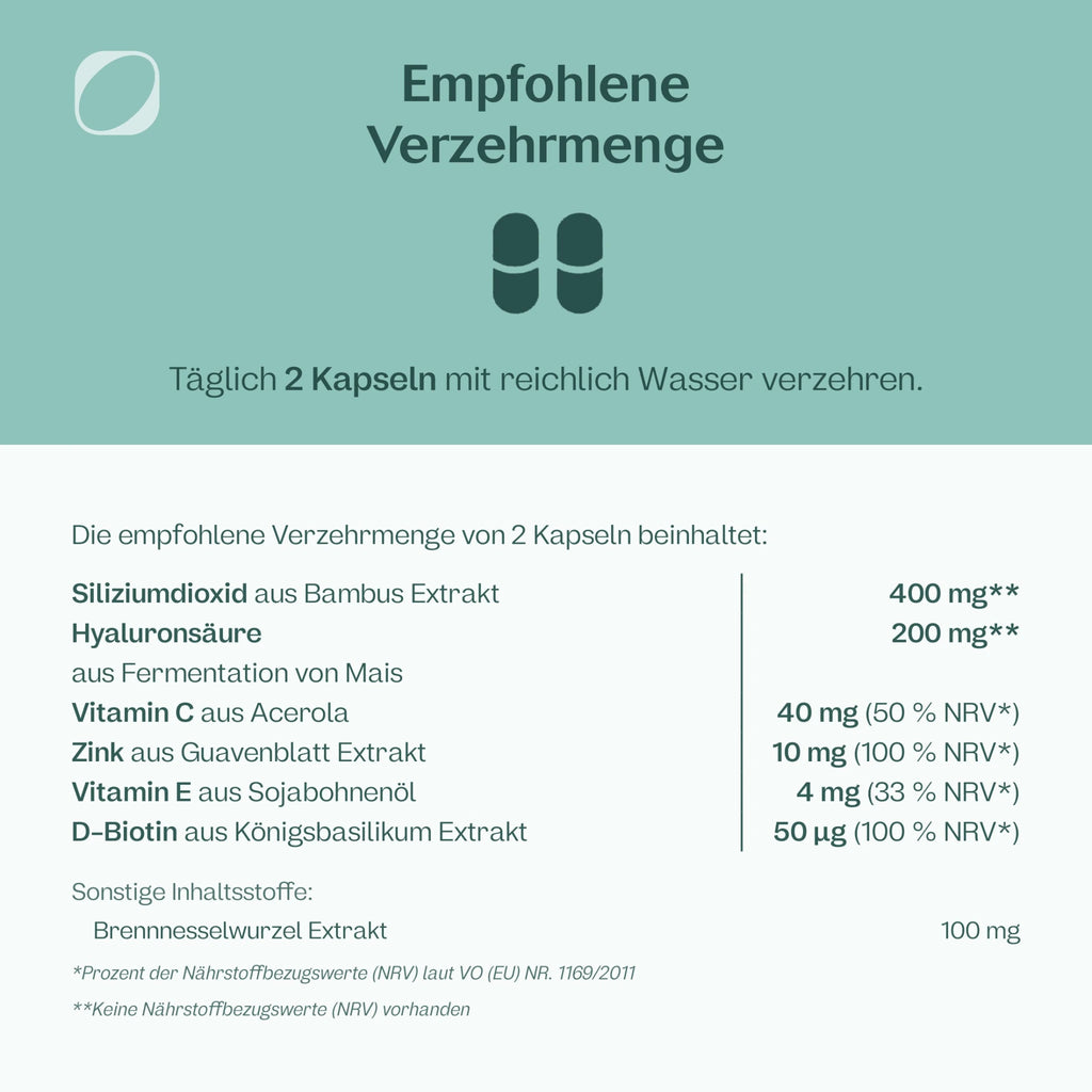 InnoRefill: Haut-Haare-Nägel Kapseln im Nachfüllbeutel