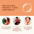 Vitamin C + Zink 60 Kapseln