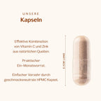 Vitamin C + Zink 60 Kapseln