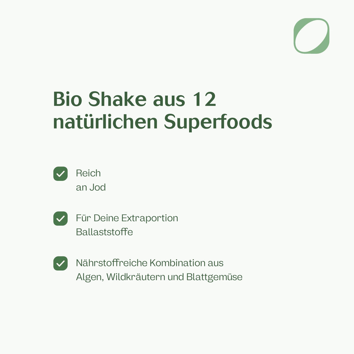 Bio Green Goodness Superfood Shake