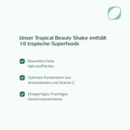 Bio Tropical Beauty Superfood Pulver: Antioxidantienshake aus exotischen Früchten