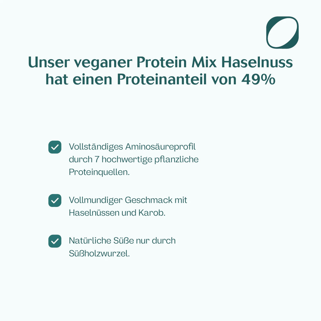 Bio Veganer Protein Mix Haselnuss