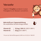 Vitamin D3 + K2 Kids Tropfen Orange 10 ml