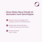 Bio rotes Maca-Extrakt Tropfen 75 ml