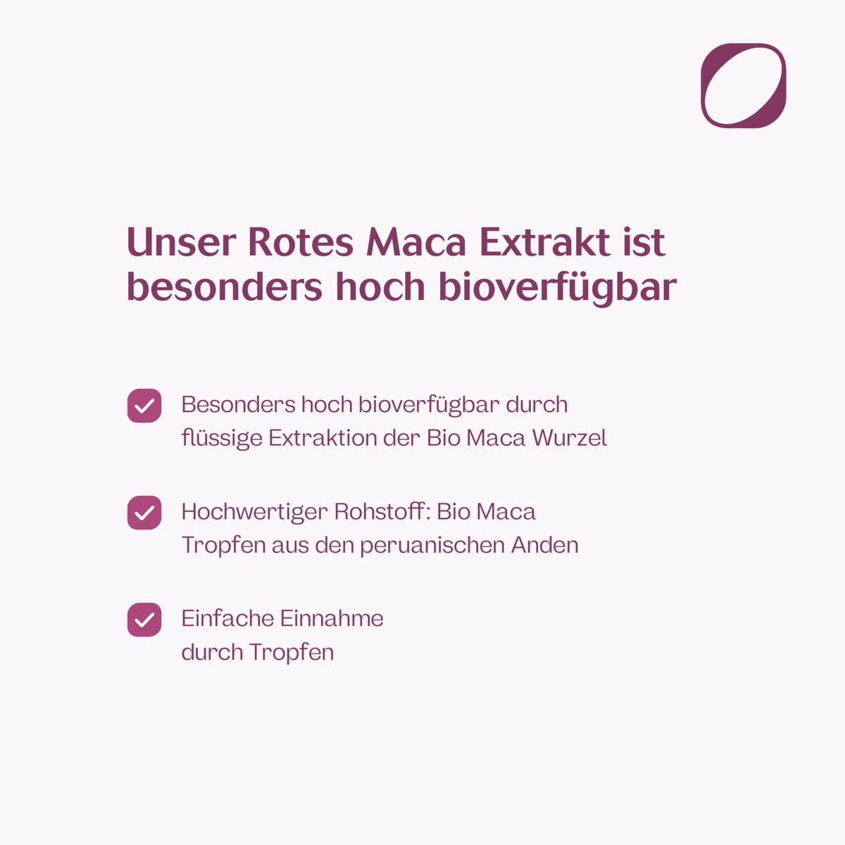 Bio rotes Maca-Extrakt Tropfen 75 ml