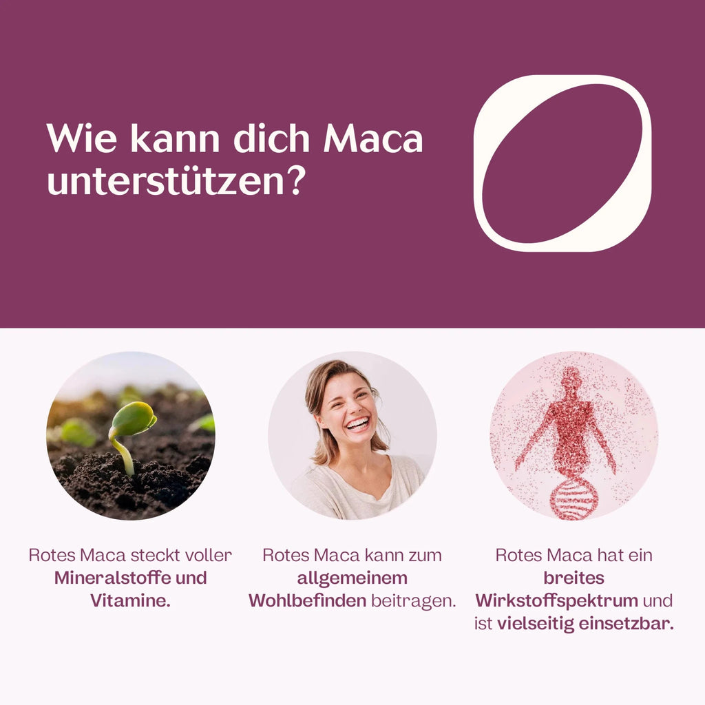 Bio rotes Maca-Extrakt Tropfen 75 ml