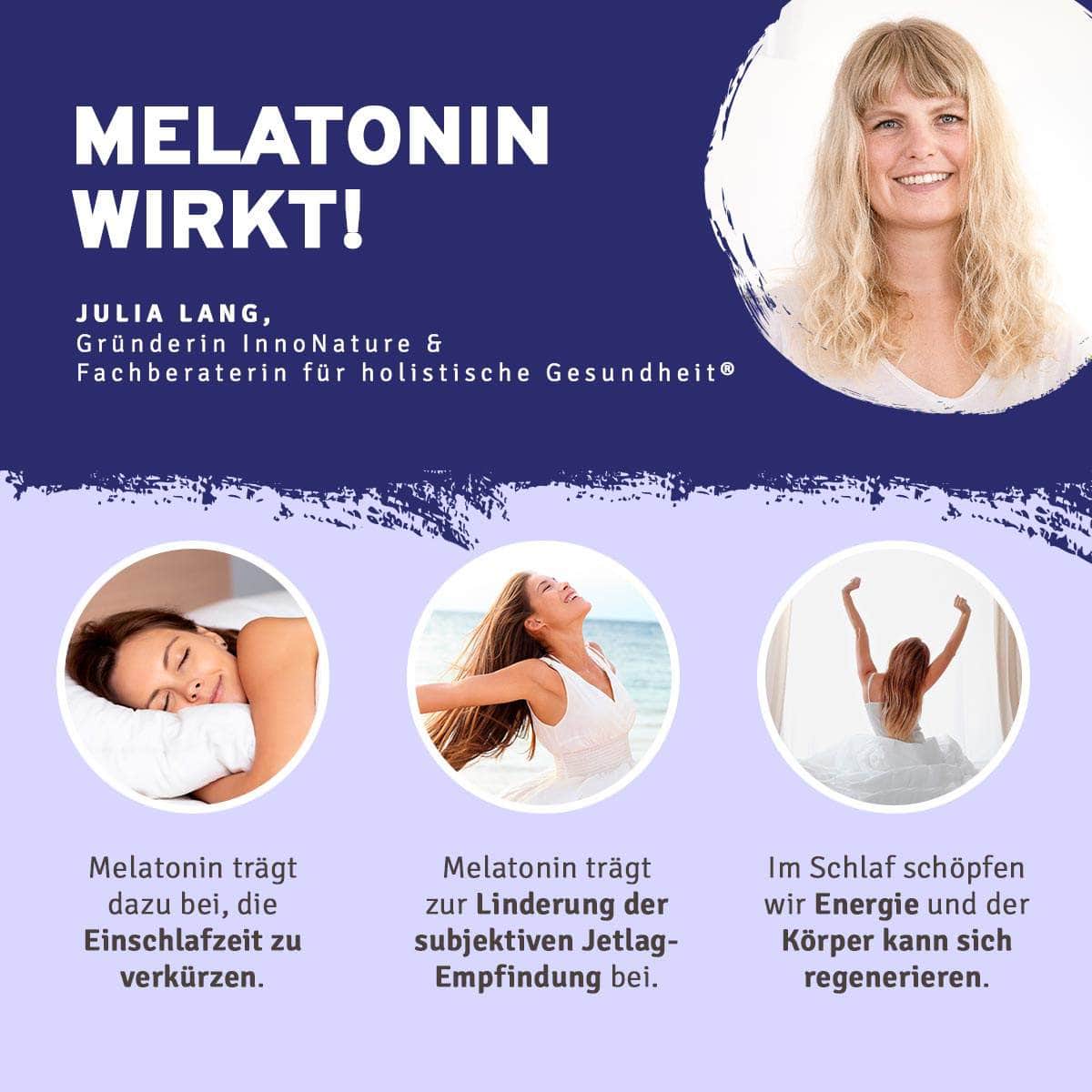 InnoNature Kapseln Melatonin Kapseln: Montmorency Sauerkirsche
