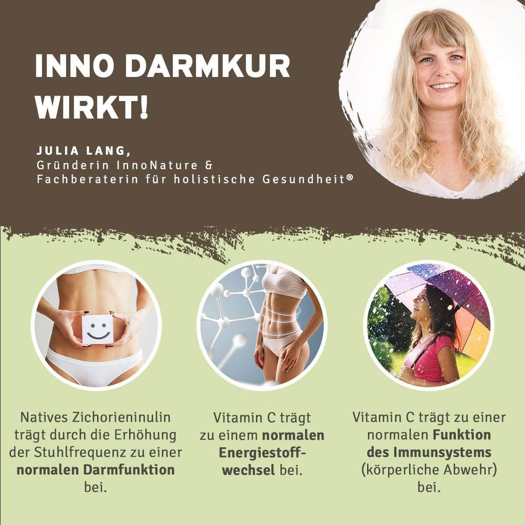 InnoNature Pakete 1x Vorrat (1x Stoffwechsel Plus,  1x Bittertropfen, 1x Darmkur) Stoffwechsel-Starter-Paket